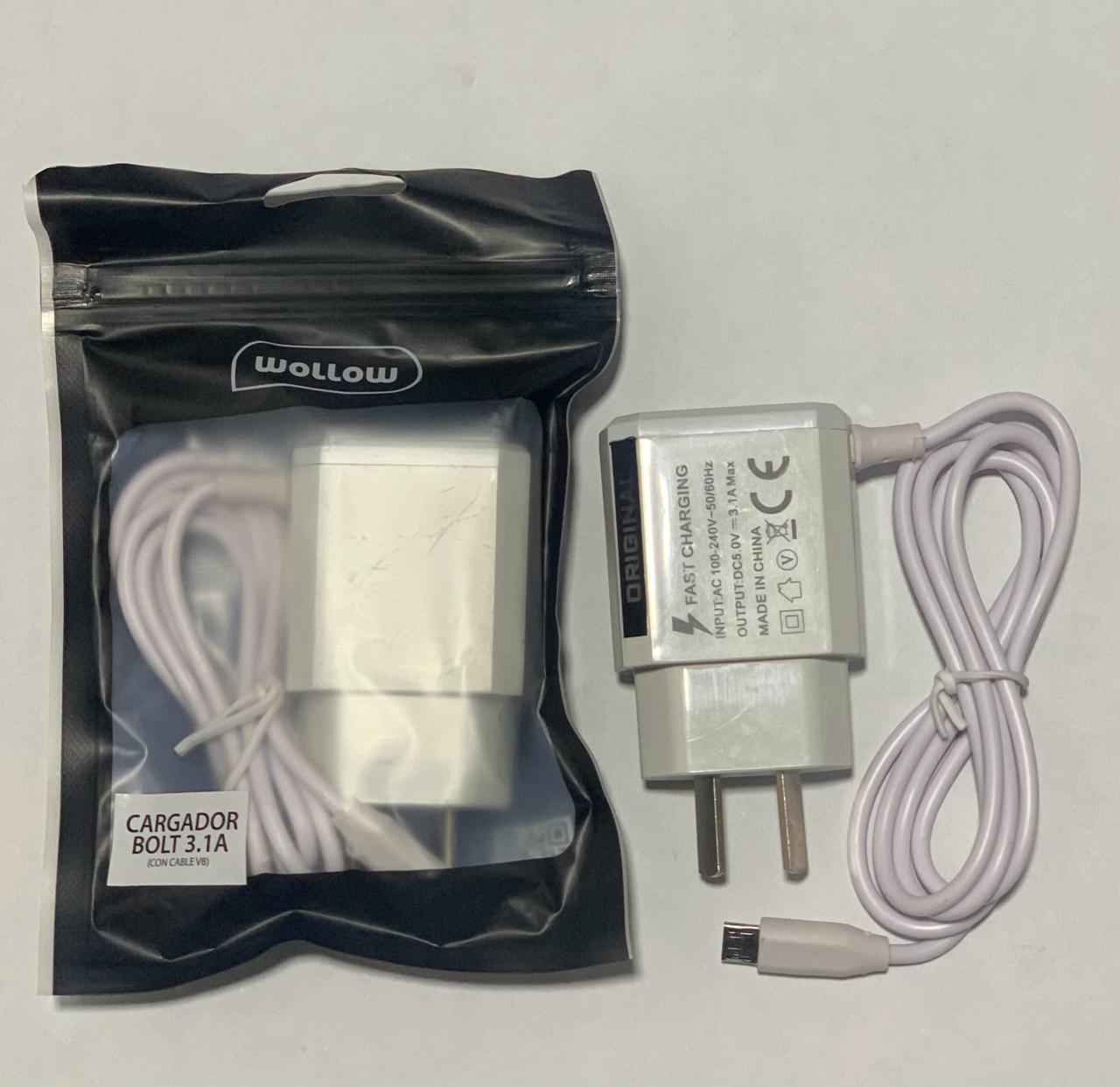 WOLLOW CARGADOR BOLT 3.1 A